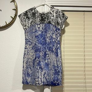 Armani’s exchange color blocked dress